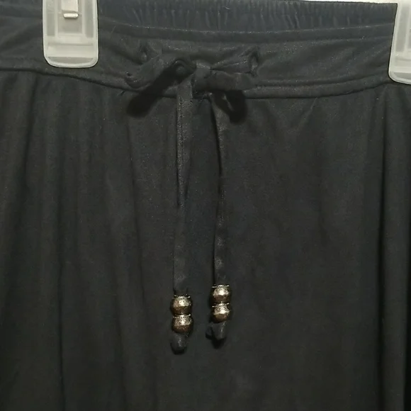 Justice Black Skort with Eyelet Hem - Picture 2 of 7